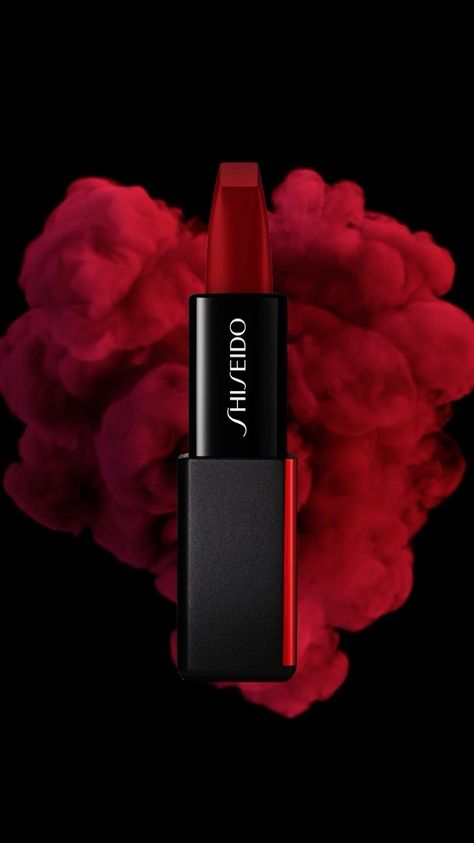 Shiseido Lipstick, Shiseido Makeup, Powder Lipstick, Sparks Fly, Gallery Wallpaper, Product Shoot, Art Gallery Wallpaper, Red A, Anna Sui