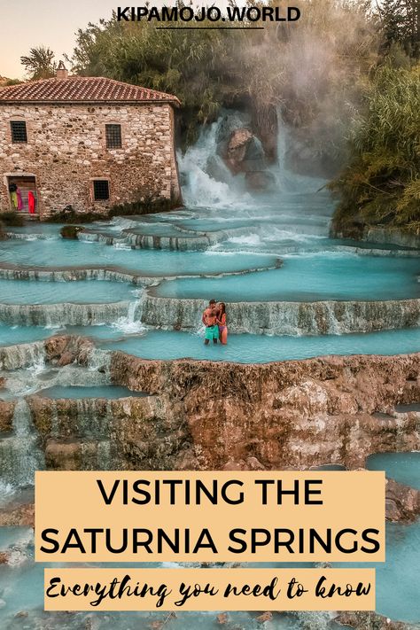 Things To Do In Tuscany Italy, Best Places To Visit In Tuscany, Tuscan Hot Springs, Tuscany Italy Outfits, Greece Hot Springs, Hot Springs Italy, Hot Springs In Tuscany Italy, Tuscany Italy Hot Springs, Tuscany Hot Springs