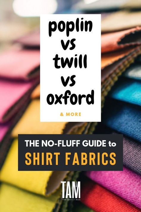 From poplin to oxford, herringbone to twill, end-to-end, and more. We break down common men's shirt fabrics in this quick and simple guide. #fabrics #mensfashiontips #mensshirts Oxford Shirt Outfit, Mens Spring Fashion Outfits, Mens Fashion Summer Outfits, Oxford Shirt Men, Shirt Outfit Men, Grunge Dress, Men Style Tips, Soft Grunge, Oxford Fabric