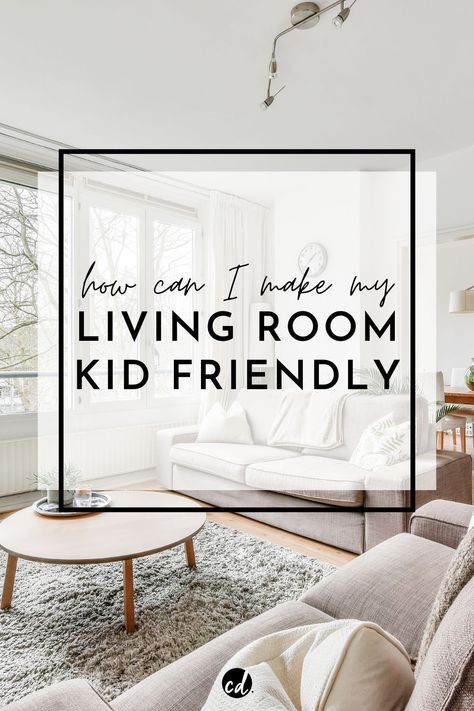 Don't want to exclude the kids but don't want to sacrifice on style for your living room?   Here is the full guide you need to get that balance just right with some design inspiration bonuses! Family Room Design Kid Friendly, Minimalist Living Room With Kids, Toddler Friendly Living Room, Child Friendly Living Room, Living Room Kid Friendly, Living Room With Kids, Bedroom And Office Combo Ideas, Kid Friendly Living Room, Low Bookshelves