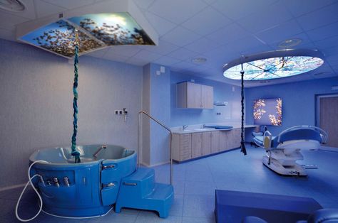 Birthing rooms Birth Center Room, Birth Room, Birthing Suite, Birthing Center, Recovery Room, Modern Hospital, Suite Design, Infant Care, Maternity Hospital