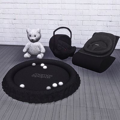 Baby Furniture - The Sims 4 Build / Buy - CurseForge Sims 4 Baby Cc Furniture, Sims 4 Jobs, Fluffy Teddy Bear, Maine Decor, Boys Furniture, Papa Baby, Baby Furniture Sets, Sims 4 Bedroom, Tumblr Sims 4