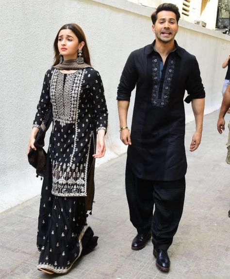 Varun Dhawan And Alia Bhatt, Kerala Saree Blouse Designs, Boys Kurta Design, Groom Dress Men, Gents Kurta Design, Gents Kurta, Mens Kurta Designs, Kurta Style, Simple Kurta Designs