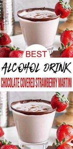 Don't pass up this chocolate covered strawberry martini. Tasty & delish chocolate covered strawberry martini you will want to check out. Homemade alcohol drink recipe that is crowd pleasing. Perfect alcoholic drink idea for Super Bowl Sunday cocktails, happy hour, Valentines day drinks or Mother's day. Strawberry vodka & creme de cacao make up the liquor in this yummy cocktail. Check out this chocolate covered strawberry martini today Strawberry Vodka Drinks, Strawberry Alcohol Drinks, Valentines Day Drinks, Valentines Cocktails Drink Recipes, Valentines Drinks Alcoholic, Baileys Drinks, Strawberry Martini, Chocolate Vodka, Valentine Drinks