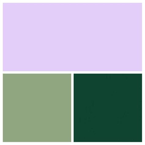 Camas�’s colors- lavender/lilac, sage green, hunter green Lilac And Green Interior, Lilac And Sage Green Aesthetic, Hunter Green And Lavender Wedding, Sage Green And Purple Quince, Sage Green And Lilac Party Decor, Lilac And Emerald Green, Lilac And Green Room, Lavender Green Aesthetic, Green And Lilac Aesthetic