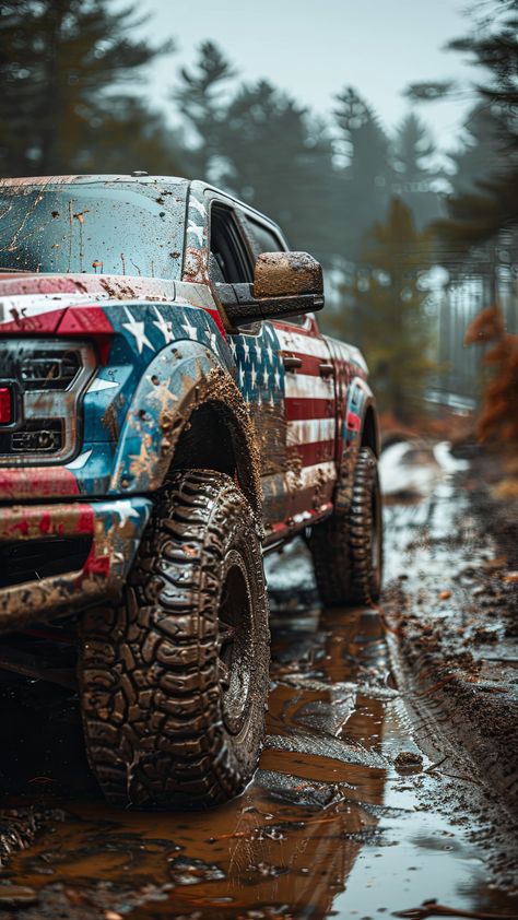 Cool Truck Wallpapers, Muddy Truck, Trucks Wallpaper, Truck Wallpaper, Fire Car, Country Trucks, Yee Yee, Modern Cars, Combat Art