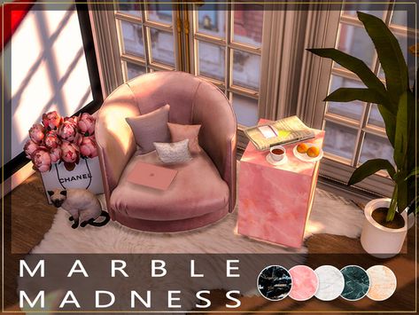 Circle Chair, Sims Community, The Sims Resource, Sims Resource, Room Set, Living Room Sets, Floor Chair, Accent Table, End Table