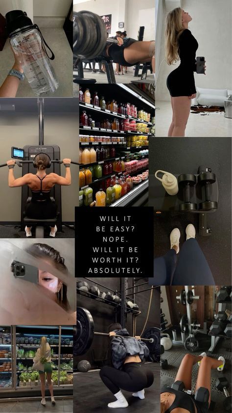 Gym Photos For Vision Board, Workout Vision Board Wallpaper, Motivation To Eat Healthy Wallpaper, Gym Inspo Women Vision Board, Wallpaper Body Fitness Motivation, Unrecognizable Quotes, Vision Board Photos 2025 Gym, Gym Girl Motivate, Gym Aesthetic Collage