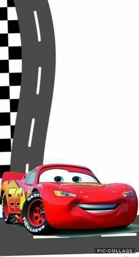 Lightning Mcqueen Party, Disney Cars Theme, Cars Pixar, Cars Invitation, Disney Cars Party, Cars Birthday Invitations, Disney Cars Birthday, Cars Disney, Car Themed Parties