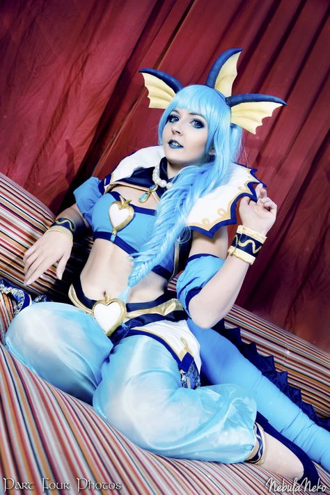 [Cosplay] My Arabian Vaporeon cosplay I made! Vaporeon Costume, Vaporeon Cosplay, Cosplay Pokemon, Pokemon Cosplay, Cool Costumes, Dress To Impress, Video Games, Pokemon, Princess Zelda