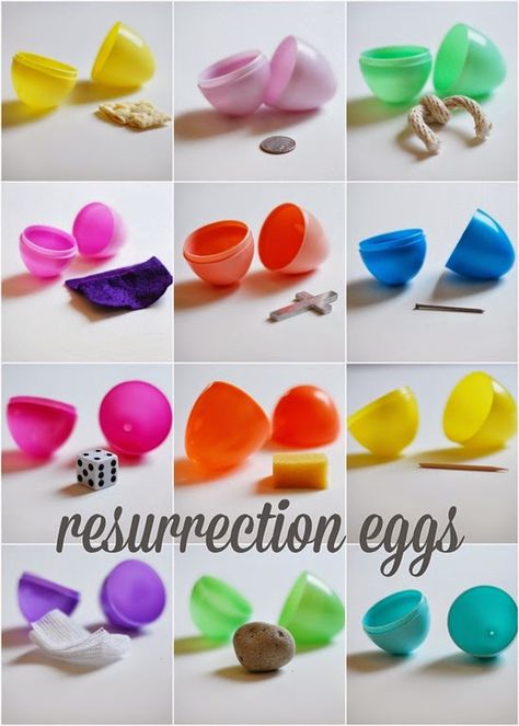 resurrection eggs Resurrection Eggs Diy, God Easter, Kindergarten Easter, Easter Countdown, Resurrection Eggs, Scripture Inspiration, Preschool Easter, Easter Lessons, Easter Sunday School