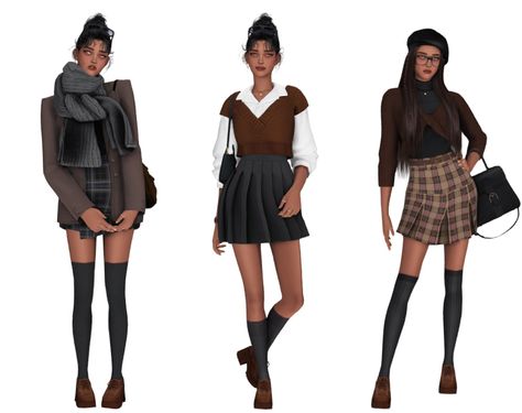 TS4 Dark Academia Lookbook #2 Sims 4 Cc Clothes Academia, Sims 4 Cc Dark Acedemia, The Sims 4 Cc Clothing Dark Academia, Sims 4 Cc Dark Academia Clothes Patreon, Sims4 Cc Vintage, Ts4 Dark Academia, Sims 4 Cc Light Academia, Sims Dark Academia, Sims 4 Cc Academia Clothes