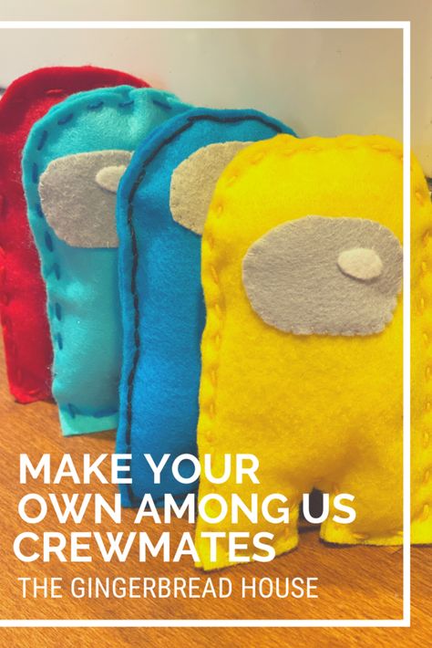 How to make your own Among Us Crewmates Space Craft Ideas, Best Crafts For Kids, Kids Sewing Ideas, Among Us Party, Sewing Felt, Felt Sewing, Fun With Kids, Space Craft, Best Crafts