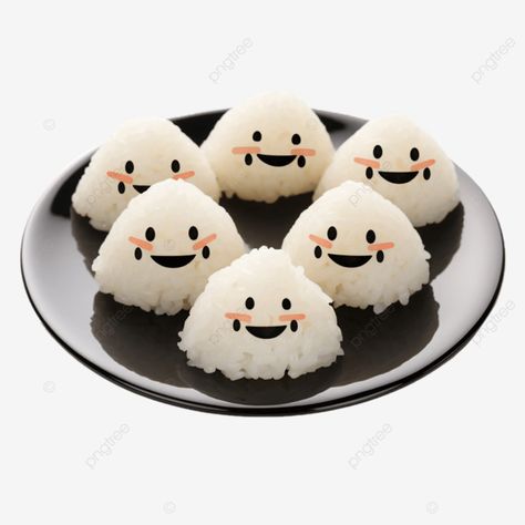 artful realism anime inspired onigiri rice balls display anime onigiri rice balls winter food anim Onigiri Rice, Food Anime, Food Png, Anime Food, Rice Balls, Transparent Image, Winter Food, Anime Inspired, Realism