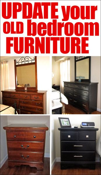 Trying to save some cash and update your home at the same time? Try painting your old bedroom set and changing out the hardware for a new look! Old Bedroom, Furniture Update, In This House, Furniture Layout, Furniture Stores, Refurbished Furniture, Paint Furniture, Redo Furniture, Repurposed Furniture