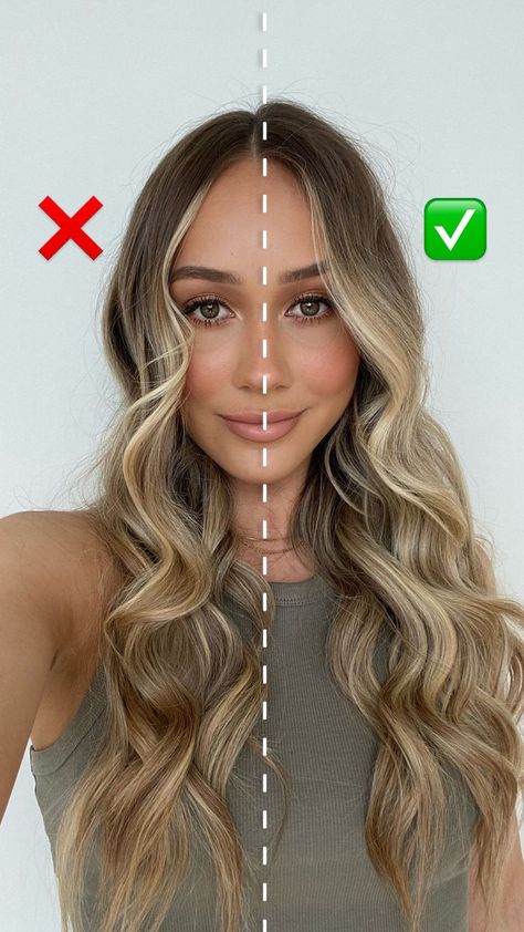 roralovestrand on Instagram: Are you curling your bangs wrong? This tip changed my lifeeeee! S/O to @silvanahair_jenevoystudio who taught me this trick 🤩 Using my… Curls Towards The Face, Types Of Curls For Long Hair, Lived In Curls, How To Curl Hair Around Your Face, Curl Bottom Of Hair, Curl Front Of Hair, Best Curls For Long Hair, How To Curl Hair Like Salon, 1 Inch Vs 1.25 Inch Curls