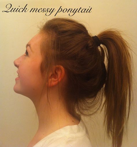 Quick messy ponytail Messy Ponytail, Rapunzel, Fashion Beauty, Hair Cuts, Hairstyles, Hair Styles, Like Button, Pinterest Likes, Saying Goodbye