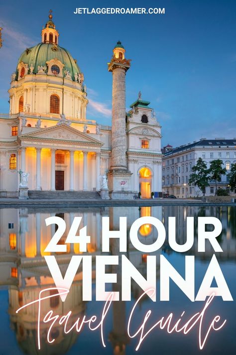 BEAUTIFUL BUILDING IN VIENNA LIT UP AT NIGHT One Day In Vienna Itinerary, Vienna 1 Day, Vienna In One Day, 1 Day In Vienna, Vienna One Day, One Day In Vienna, Vienna Must See, Vienna In A Day, Vienna Places To Visit