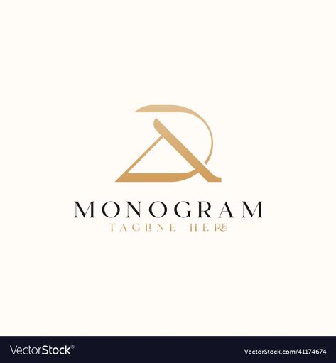 Initial ad da a d monogram logo template vector image D Monogram Logo, D Monogram, Letter Icon, Monogram Logo, Logo Templates, Art Works, Png Images, Adobe Illustrator, Vector Free