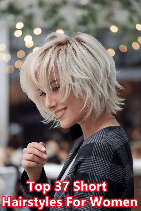 Trendy Choppy Layers: The Perfect Short Hairstyle Women Will Adore Face Framing Haircut Short, Messy Short Hairstyle Women, Short Choppy Layered Hair, Shaggy Cut, Short Hairstyle Women, Choppy Bob Hairstyles For Fine Hair, Short Shaggy Haircuts, Shaggy Short Hair, Short Shag Hairstyles