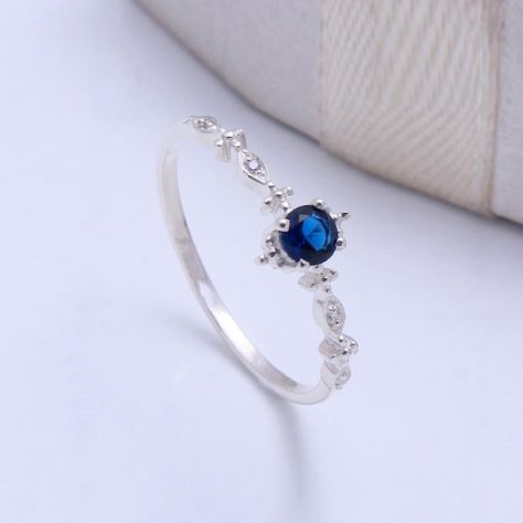 Check out this item in my Etsy shop https://www.etsy.com/in-en/listing/1057931393/cz-blue-sapphire-ring-dainty-sapphire Star Ruby Ring, Casual Rings, June Birthstone Ring, Pear Ring, Tiny Rings, London Blue Topaz Ring, Rainbow Moonstone Ring, Natural Blue Sapphire, Sapphire Necklace