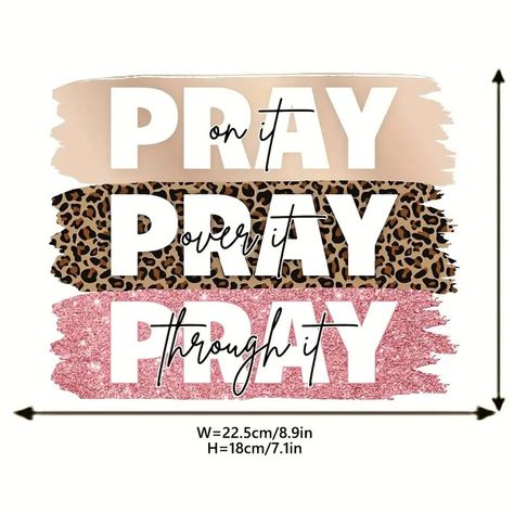 Pray God Iron On Stickers, Heat Transfer Stickers For Diy T-shirt Jean Schoolbag Case Bag Handbag Decoration - Temu Church Shirt Designs, Pray Through It, Pray On It, Welcome Wood Sign, Church Shirt, Beach Holidays, Cute Notebooks, Christian T Shirt, Sister Shirts