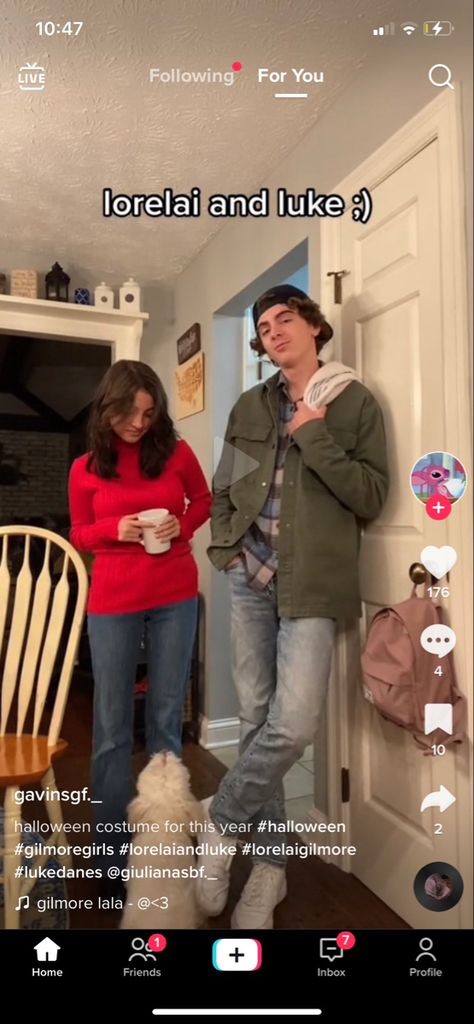 Rory And Jess Costume, Jess And Rory Halloween Costume, Rory And Jess Halloween Costume, Lorelai Gilmore And Luke Danes Costume, Halloween Costumes Gilmore, Year 12 Muck Up Day Costumes, Luke And Lorelai Halloween Costume, Lorelei And Luke Costume, Halloween Costumes For Tall Guys