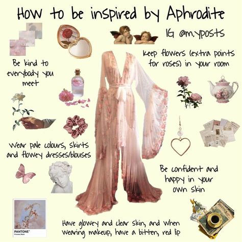 Greek Gods Aesthetic Aphrodite, Greek Core Aesthetic Outfits, The Goddess Aesthetic, Goddess Venus Aphrodite, Flowercore Aesthetic Outfits, Aphrodite X Athena, Greek Mythology Outfit Aesthetic, Aphrodite Aesthetic Clothes, Goddesscore Fashion