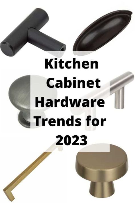 Black Kitchen Knobs, Cabinet Hardware Trends, Kitchen Hardware Pulls, Cabinet Hardware Modern, Kitchen Cabinets Knobs And Pulls, Bathroom Cabinet Knobs, Kitchen Knobs And Pulls, Bathroom Knobs, Cabinet Trends