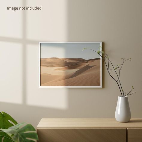 Photo frame mockup landscape front view | Free Psd #Freepik #freepsd #background #frame #poster #mockup Frame Mockup Free, Scandinavian Decor Living Room, Wall Logo, Vintage Photo Frames, Poster Display, Board Wall, Hanging Picture Frames, Custom Poster, Minimal Decor