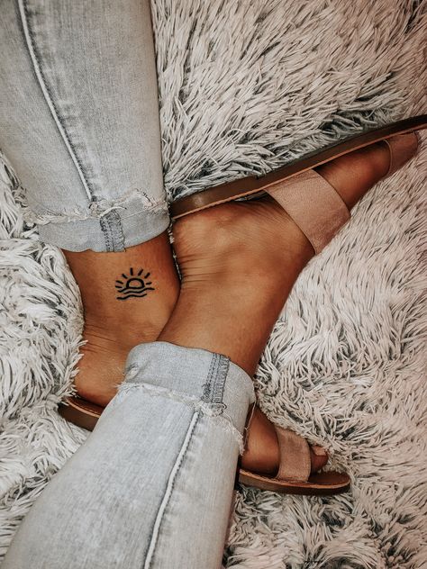 Small Sunshine Tattoos For Women, Be The Sunshine Tattoo, Sun Tattoo Small Sunshine, Sunshine Tattoos, Tattoo Sun, Monkey Tattoo, Sunshine Tattoo, Hope Tattoo, Dont Do It