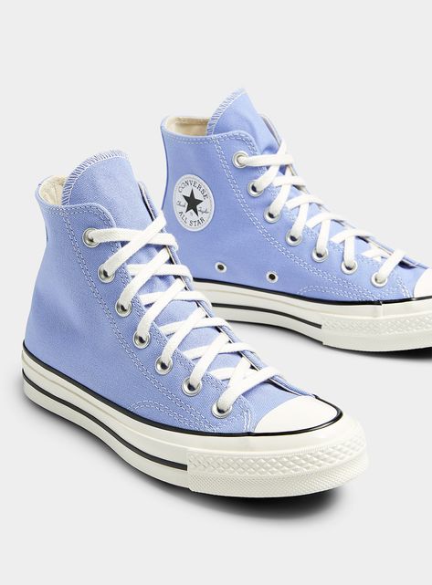 High Top Sneakers Women, Chuck 70 High Top, Women Converse, Shoes Women Sneakers, Sneakers Converse, Vintage Details, Top Sneakers Women, Vintage Star, Sneakers Women