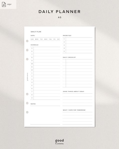 Bullet Journal Time Tracker, Good Notes Daily Planner, Daily Planner Sheets, Daily Organizer, Hourly Schedule, Free Wedding Planner, Weekly Planner Inserts, Bullet Journel, Daily Schedule Planner