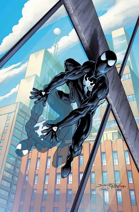 Marvel Will Finally Print Randy Schueller's Original Venom Story in August Spiderman Comic Art, All Spiderman, Symbiote Spiderman, Mark Bagley, Image Spiderman, Black Spiderman, Spectacular Spider Man, Spiderman Artwork, Spiderman Pictures