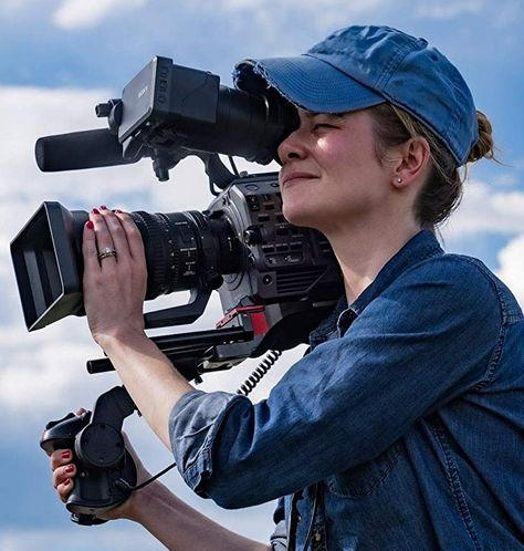 Sony Full-Frame Camera System Cinematography Camera, Lady Photographer, Camera Operator, Film Equipment, Big Camera, Camera Man, Michael Roberts, Slow Shutter Speed, Camera Rig