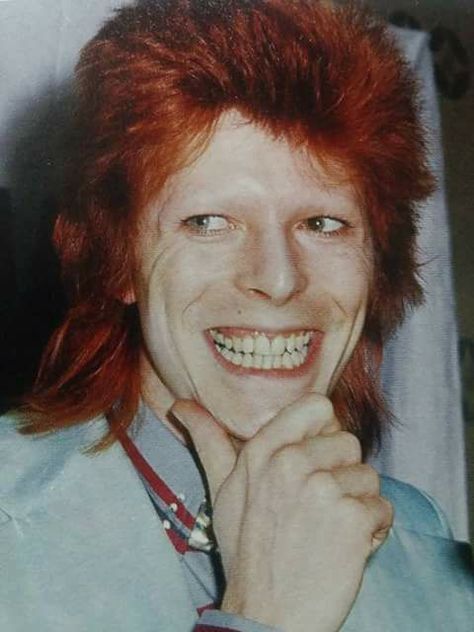 David Bowie, A Man, Red, Hair