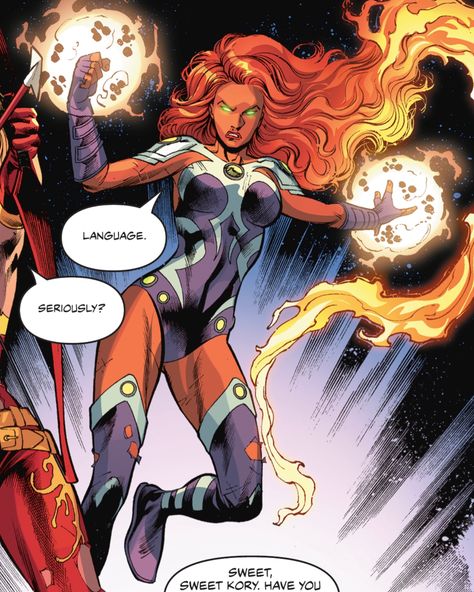 Black Starfire Fanart, Starfire Comics Icons, Starfire Dc Comics, Titans United, Koriand'r Starfire, Starfire Costume, Starfire Comics, Dc Poster, Starfire Dc