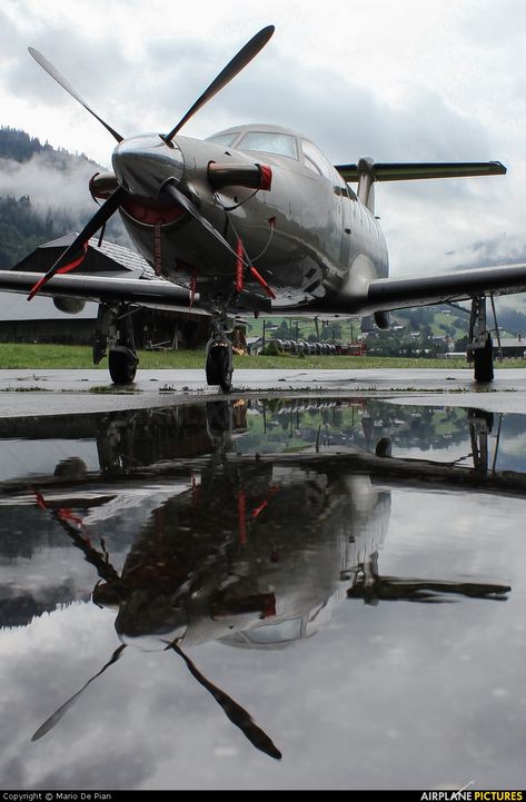 High quality photo of Jetfly Aviation Pilatus PC-12 by Mario De Pian. Visit Airplane-Pictures.net for creative aviation photography. Aircraft Photography, Helicopter Cockpit, Airplane Pictures, Bush Plane, Small Aircraft, Airplane Wallpaper, Pilots Aviation, Private Aircraft, Passenger Aircraft