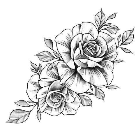 Rose Shoulder Tattoos For Women Unique, Simplicity Tattoos, Tatoo Rose, Gardenia Tattoo, Tattoo Mujer, Blade Tattoo, Horse Tattoo Design, Brother Tattoos, Rose Shoulder Tattoo