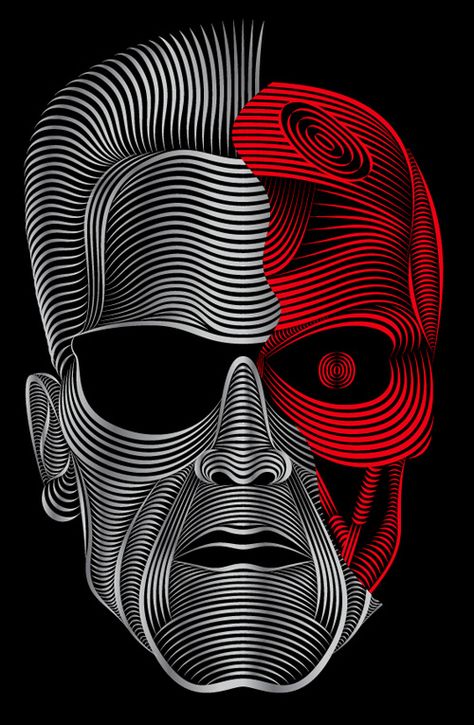 Patrick Seymour, Illustration Design Graphique, Scratch Art, Illusion Art, Art Et Illustration, Graphics Inspiration, Art And Illustration, Digital Illustrations, Illustration Artwork