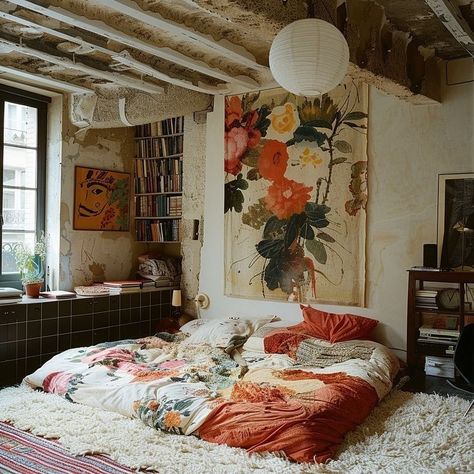 Warm Home Aesthetic, Apartment Minimalist, Bohemian Bedroom Design, Mood Style, Minimalist Apartment, Studio Apartment Ideas, Warm Home, Hippie Decor, Deco Boheme