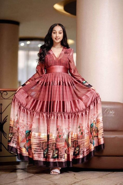 Habesha Shifon Dress, Shefon Dress Ethiopia, Ethiopian Chiffon Dress, Habesha Chiffon, Shifon Dress, Eritrean Culture, Eritrean Dress, Beautiful Ethiopian, Ethiopian Clothing