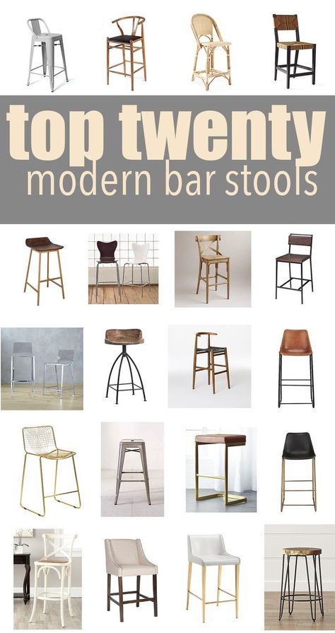 Top 20 kitchen bar stools Modern Bar Stools Kitchen, Modern Kitchen Bar, Apartment Bar, Farmhouse Bar Stools, Stools Kitchen, Modern Apartment Design, Modern Stools, Wood Bar Stools, Modern Bar Stools