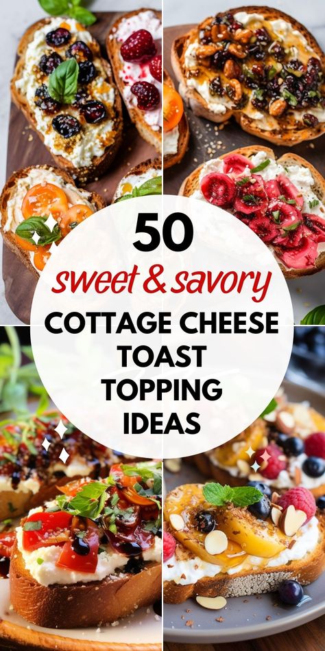 Cottage Cheese Recipes Toast, What’s Good With Cottage Cheese, Savory Whipped Cottage Cheese, Toast And Cottage Cheese, Cottage Cheese Snack Ideas Savory, Cottage Cheese Meal Recipes, Cottage Cheese On Bagel, Toast Ideas Savory, Salmon And Cottage Cheese