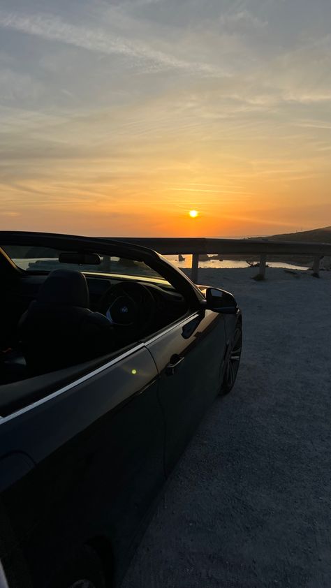 #sun #sunset #sea #seaside #cabrio #cabriolet #bmw #cyprus #landscape #travel #sunset #sunrise #sunshine #красота #instagram #aesthetic #travelbycar #voyage #cliff #mountains #stone #island #islandlife #eastcoast Cabriolet Aesthetic, Cabrio Aesthetic, Sunset Car Ride, Vision Board Photos, Sunset Sea, Sunset Sunrise, Sky Aesthetic, Island Life, Stone Island