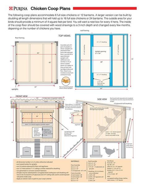 This is a great little hen house:Just go to this link , click on the images, and you can download... Backyard Hens, Chicken Coop Plans Free, Backyard Homestead, Feed Store, Coop Design, Chicken Coop Designs, Coop Plans, Building A Chicken Coop, Chicken Coop Plans