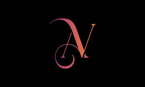 Initial Letter AV Logo. AV Stock Letter Logo Design Pro vector template. Av Letter Logo, Av Logo Design, V Letter Images, Av Logo, Initials Logo Letters, Photography Name Logo, Light Bulb Art, Baby Print Art, Initials Logo Design