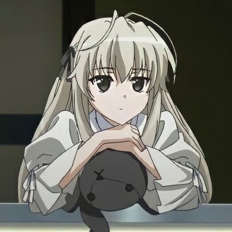 Yosuga No Sora, White Hair, Hair, Anime, White