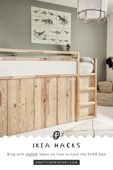 In this blog, I will talk you through the basics of the Kura bed hacks, from very simple, to a little more complicated... so here goes, lots ways to use an IKEA KURA bed that your kids will love... Kura Cama Ikea, Bunk Bed Hacks, Kura Bed Hack, Ikea Kura Hack, Ikea Bed Hack, Ikea Ivar Cabinet, Cama Ikea, Ikea Kura Bed, Kura Bed