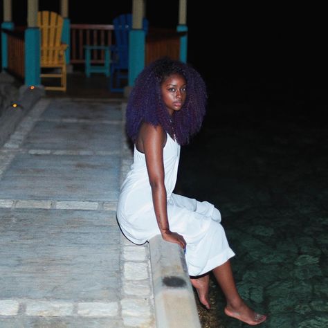 Justine Skye Purple Hair, Justine Skye Hair, Justine Skye, Purple Unicorn, Black Love Couples, The Purple, Protective Styles, Black Love, Purple Hair